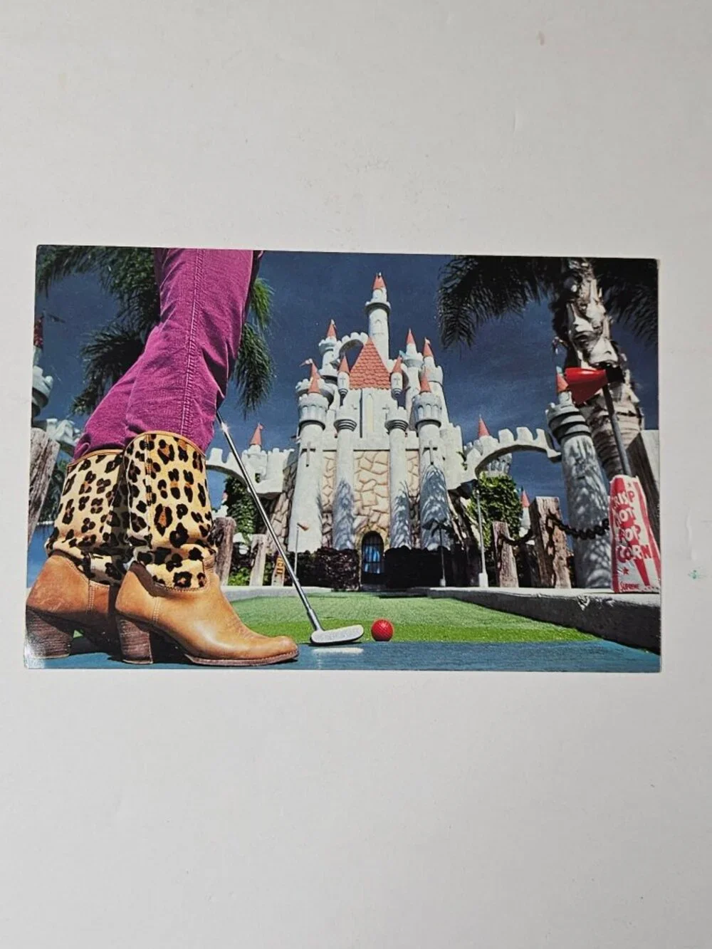 Miniature Fantasy California Postcard
